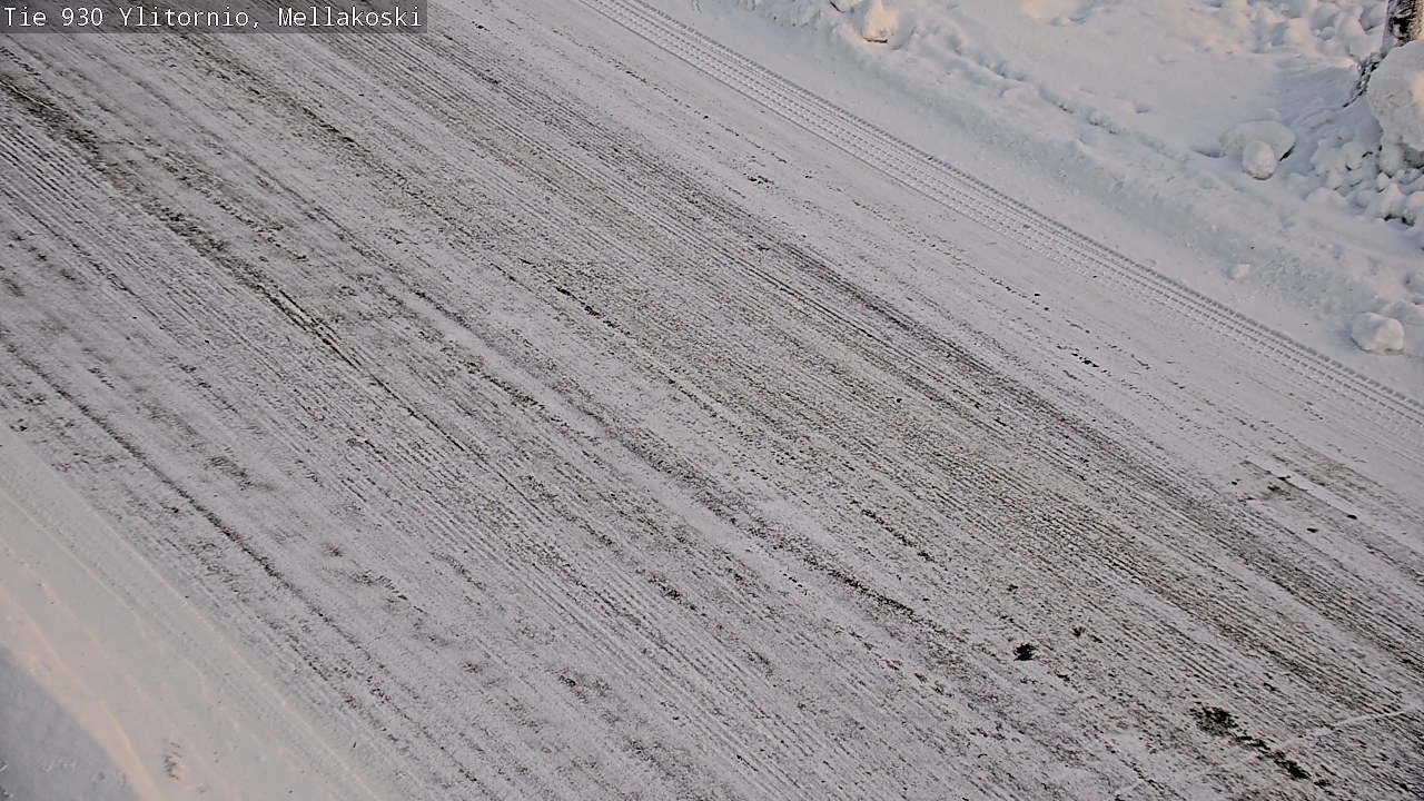 Weather Camera Image Road 83 Ylitornio, Mellakoski, Ylitornio, Lappi
