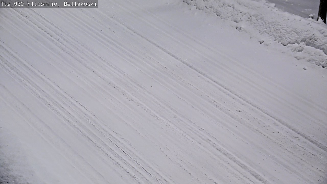 Weather Camera Image Väg 83 Övertorneå, Mellakoski, Ylitornio, Lappi