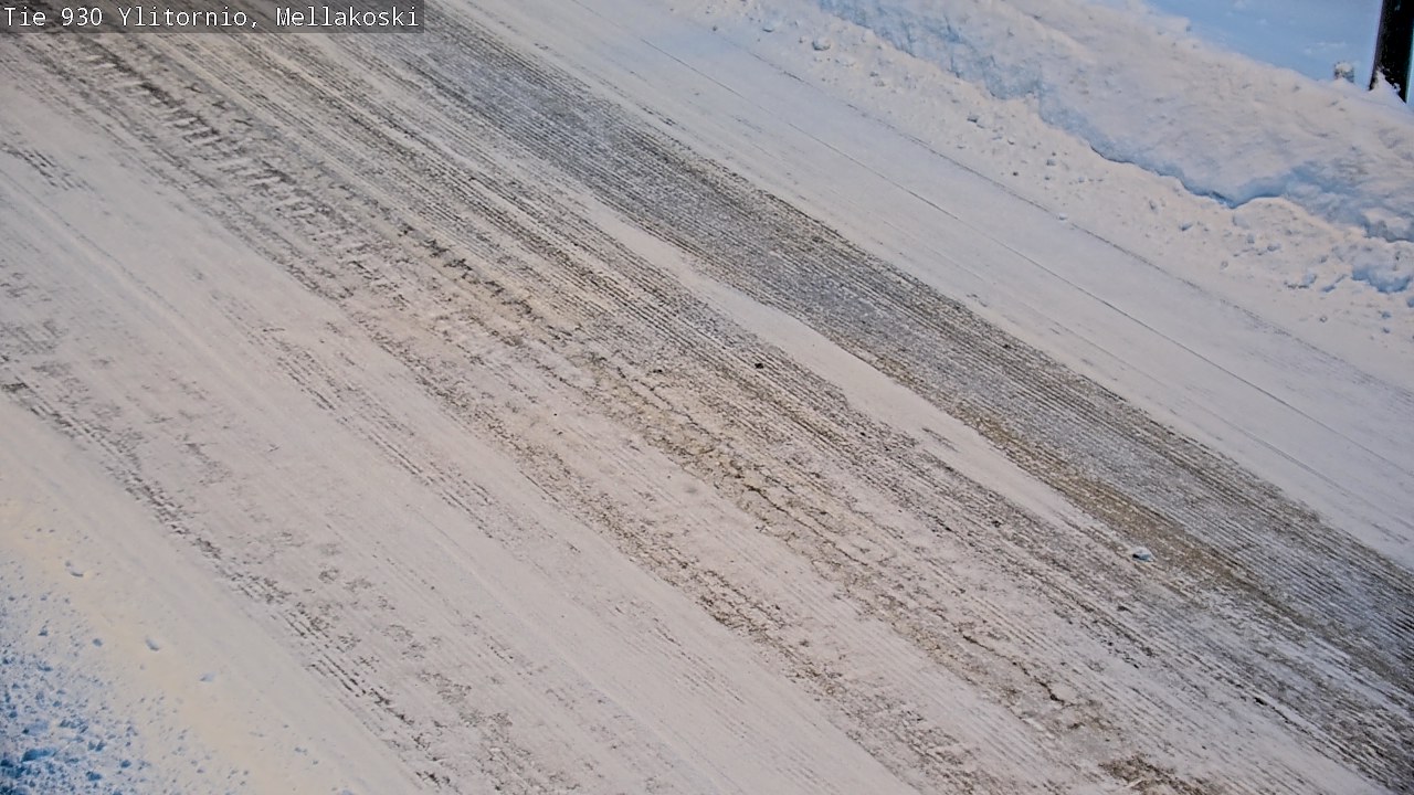 Weather Camera Image Väg 83 Övertorneå, Mellakoski, Ylitornio, Lappi