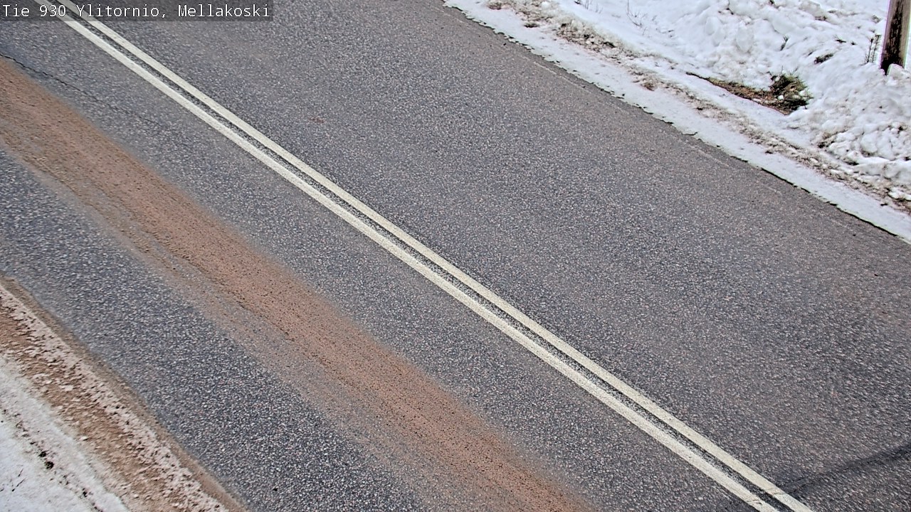 Weather Camera Image Road 83 Ylitornio, Mellakoski, Ylitornio, Lappi