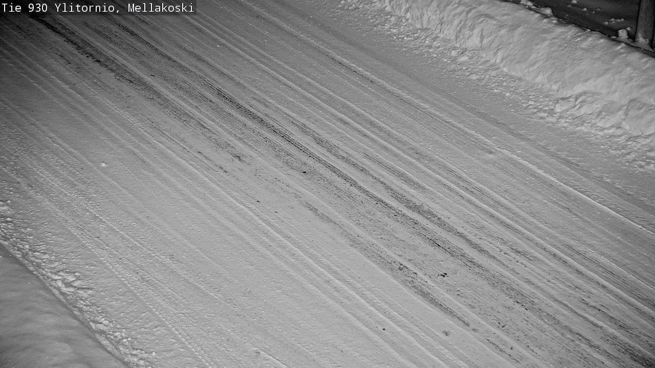Weather Camera Image Väg 83 Övertorneå, Mellakoski, Ylitornio, Lappi