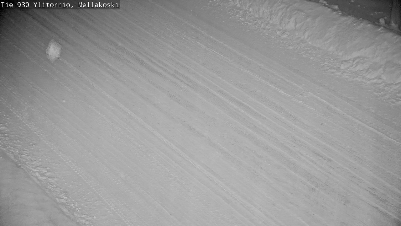 Weather Camera Image Väg 83 Övertorneå, Mellakoski, Ylitornio, Lappi