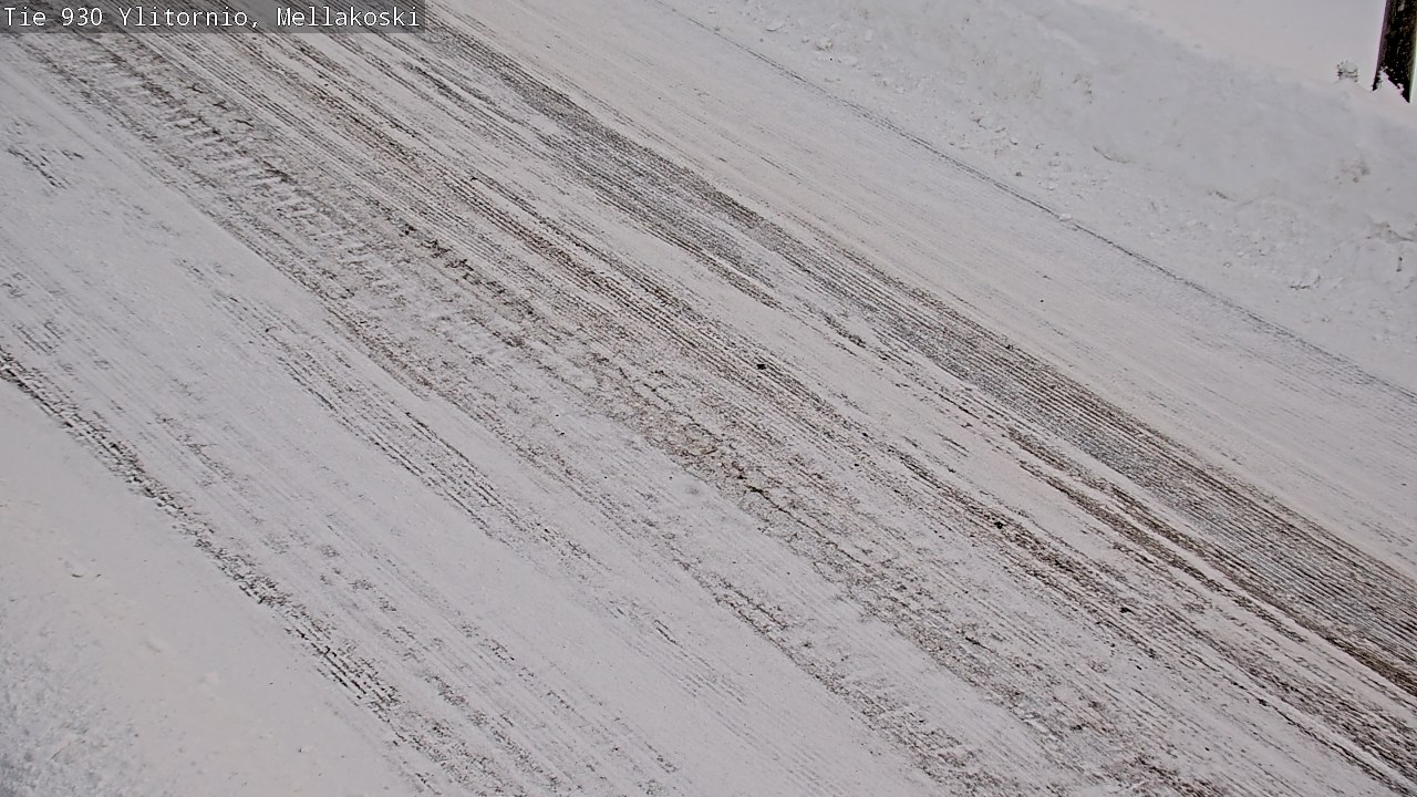 Weather Camera Image Väg 83 Övertorneå, Mellakoski, Ylitornio, Lappi