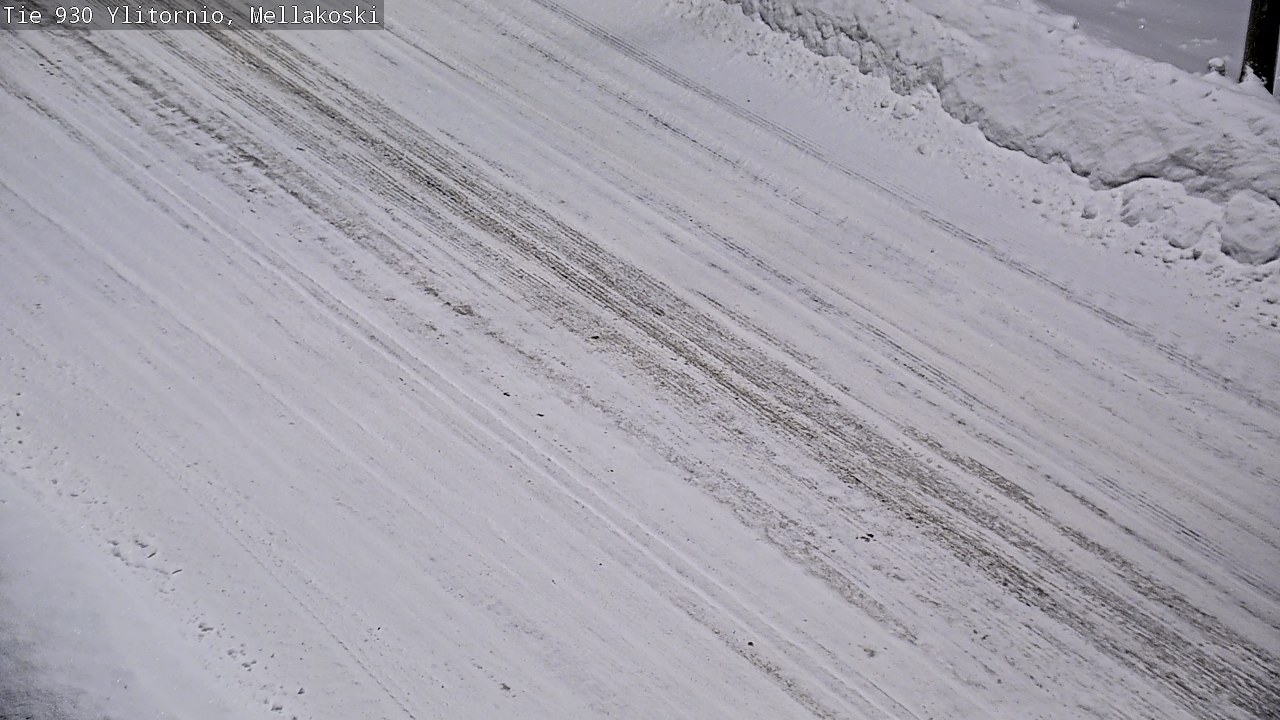Weather Camera Image Väg 83 Övertorneå, Mellakoski, Ylitornio, Lappi