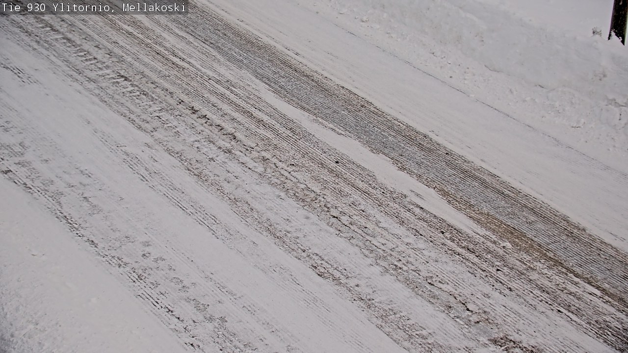 Weather Camera Image Väg 83 Övertorneå, Mellakoski, Ylitornio, Lappi