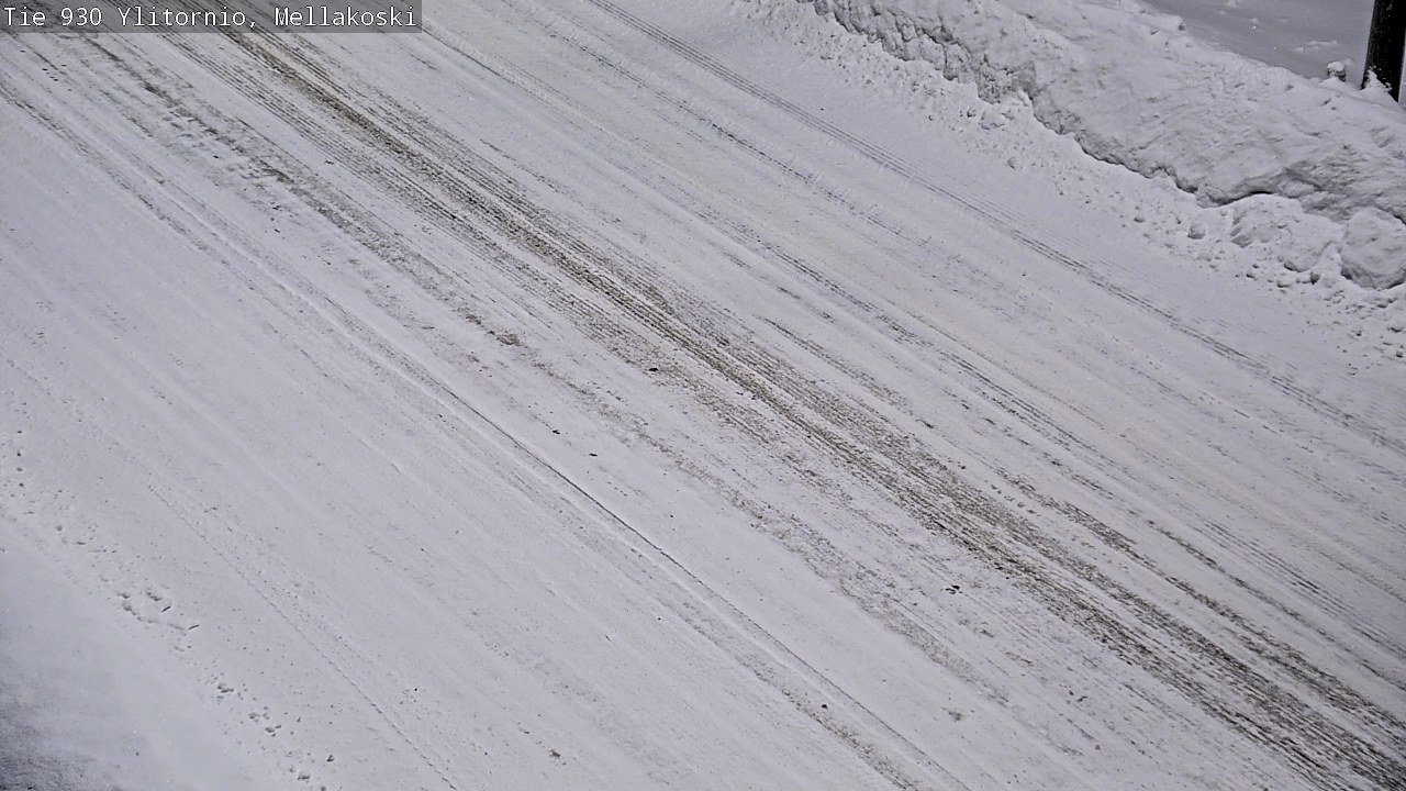 Weather Camera Image Väg 83 Övertorneå, Mellakoski, Ylitornio, Lappi