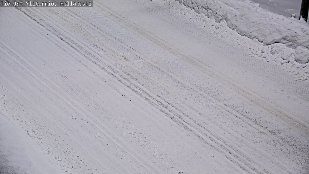 Weather Camera Image Väg 83 Övertorneå, Mellakoski, Ylitornio, Lappi