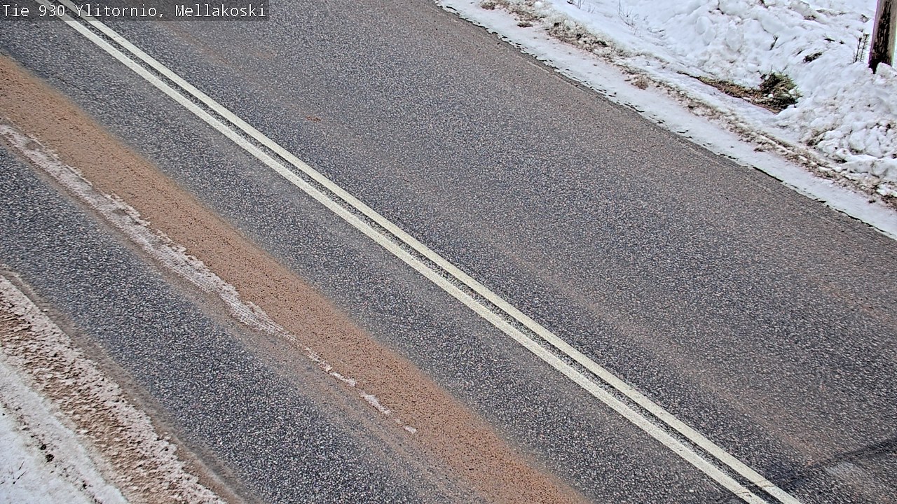 Weather Camera Image Road 83 Ylitornio, Mellakoski, Ylitornio, Lappi