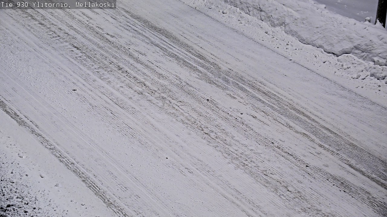 Weather Camera Image Väg 83 Övertorneå, Mellakoski, Ylitornio, Lappi