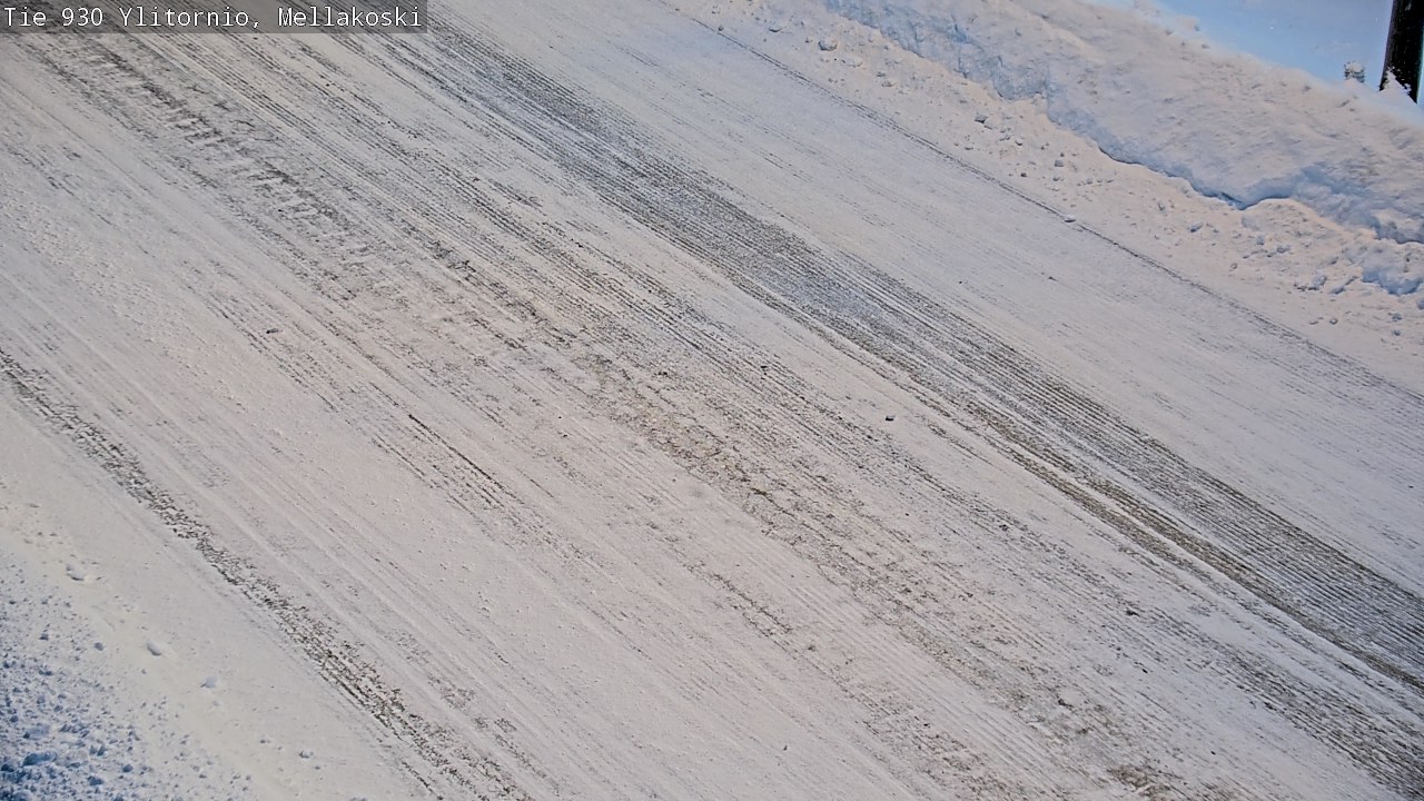 Weather Camera Image Väg 83 Övertorneå, Mellakoski, Ylitornio, Lappi