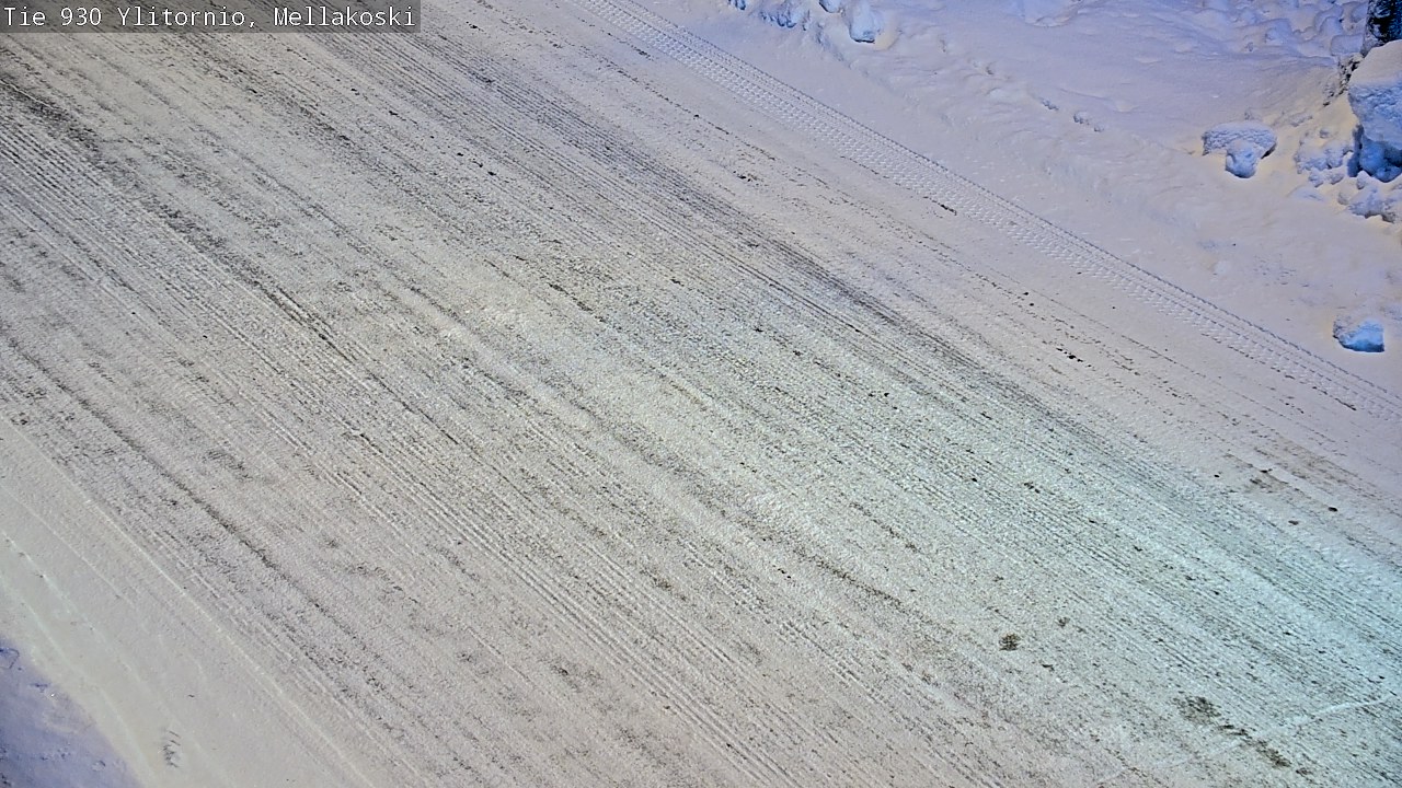 Weather Camera Image Road 83 Ylitornio, Mellakoski, Ylitornio, Lappi