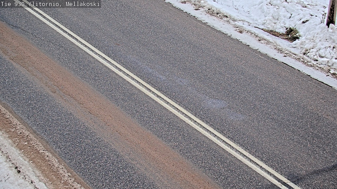 Weather Camera Image Väg 83 Övertorneå, Mellakoski, Ylitornio, Lappi