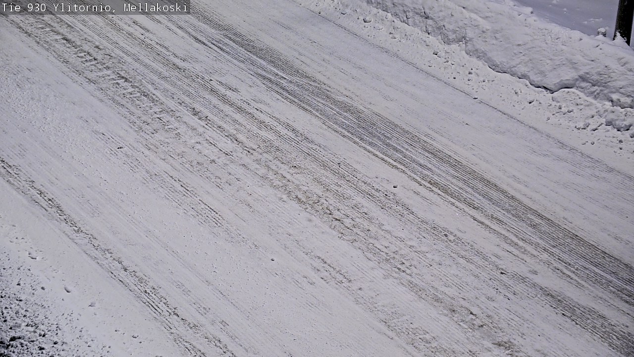 Weather Camera Image Väg 83 Övertorneå, Mellakoski, Ylitornio, Lappi