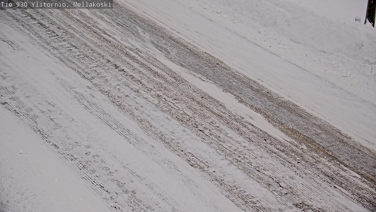 Weather Camera Image Väg 83 Övertorneå, Mellakoski, Ylitornio, Lappi