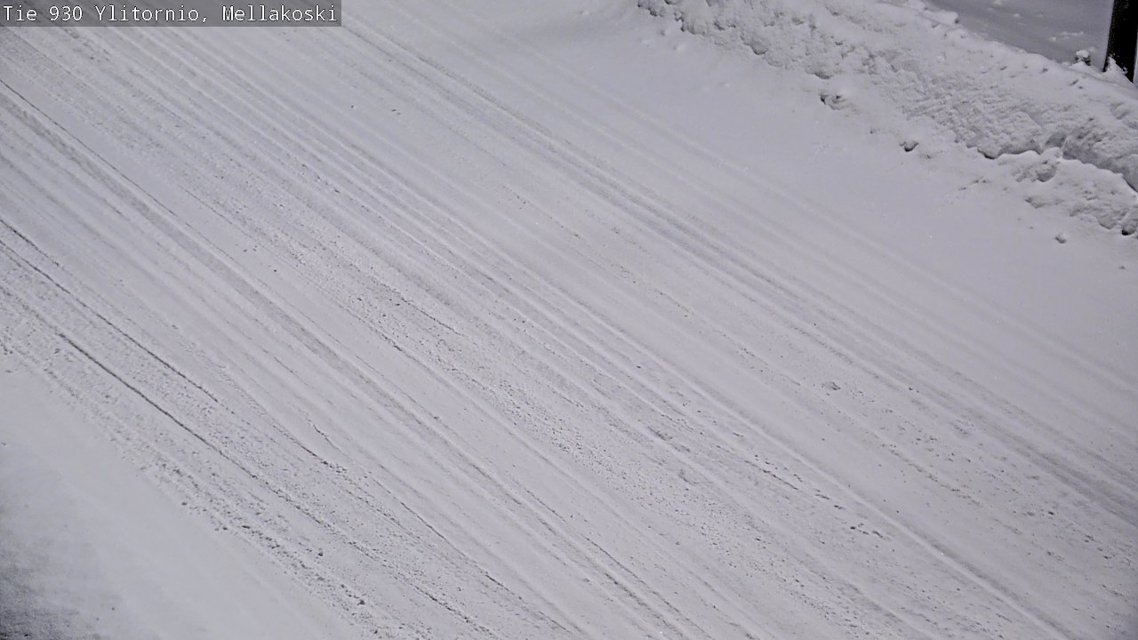 Weather Camera Image Väg 83 Övertorneå, Mellakoski, Ylitornio, Lappi