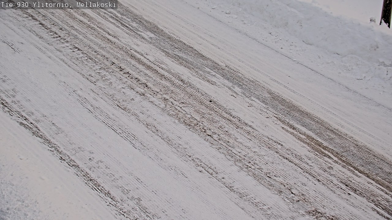 Weather Camera Image Väg 83 Övertorneå, Mellakoski, Ylitornio, Lappi