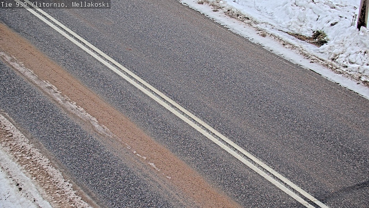 Weather Camera Image Road 83 Ylitornio, Mellakoski, Ylitornio, Lappi