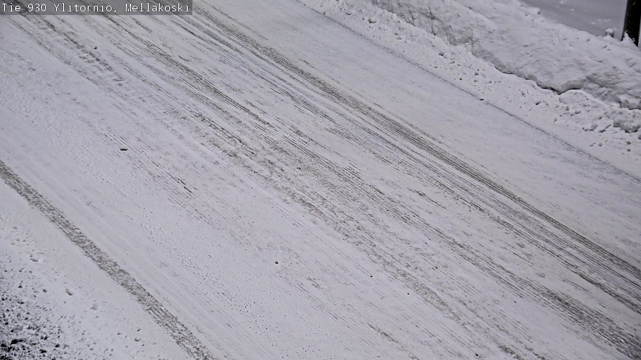 Weather Camera Image Väg 83 Övertorneå, Mellakoski, Ylitornio, Lappi