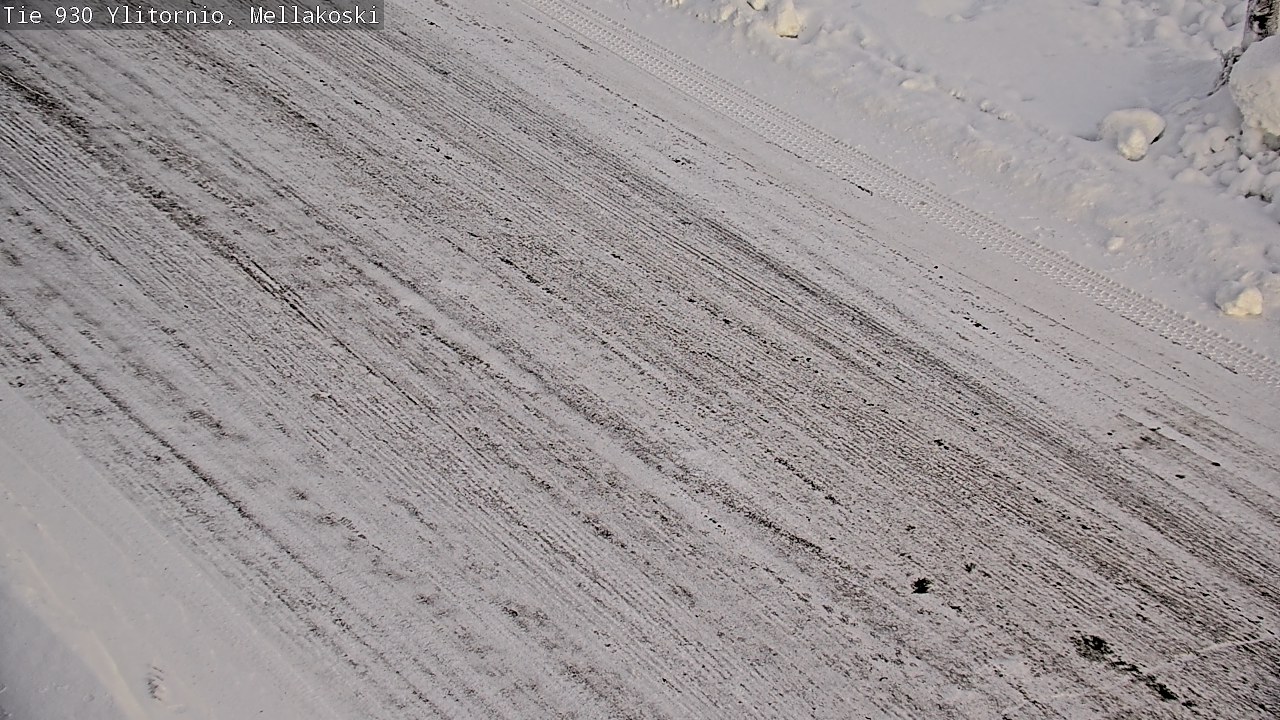 Weather Camera Image Road 83 Ylitornio, Mellakoski, Ylitornio, Lappi