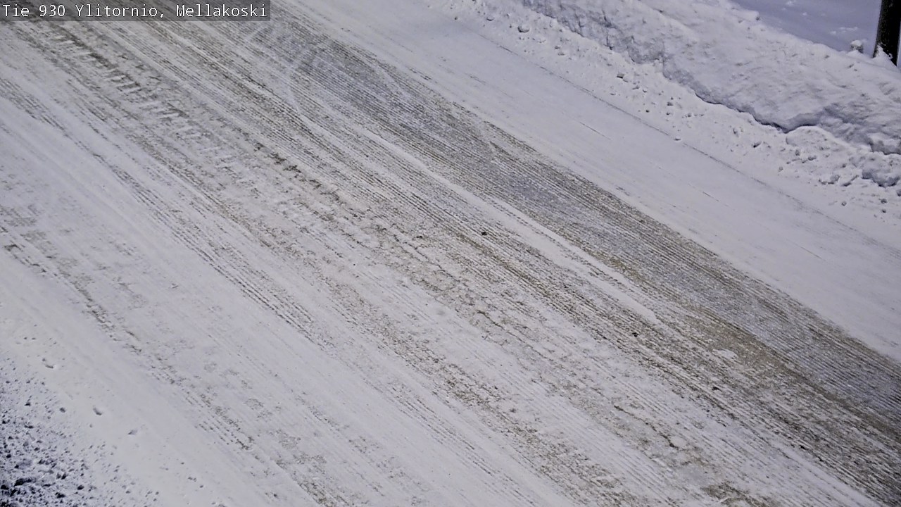 Weather Camera Image Road 83 Ylitornio, Mellakoski, Ylitornio, Lappi