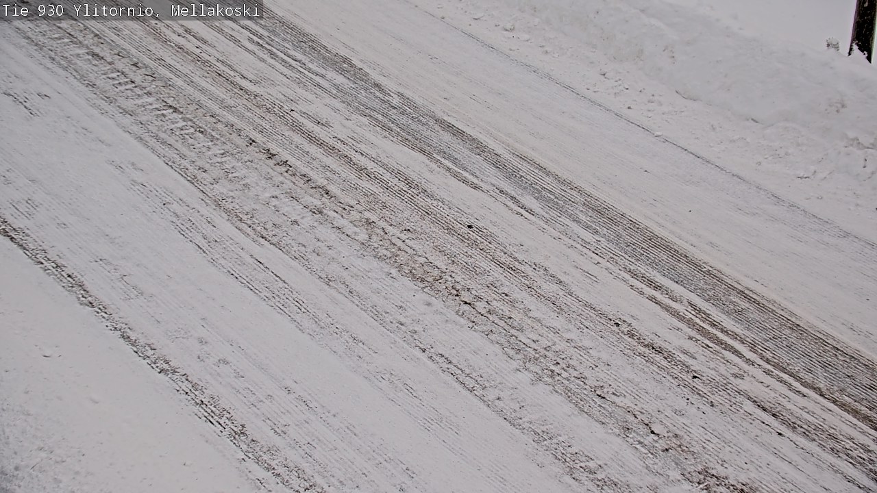 Weather Camera Image Väg 83 Övertorneå, Mellakoski, Ylitornio, Lappi