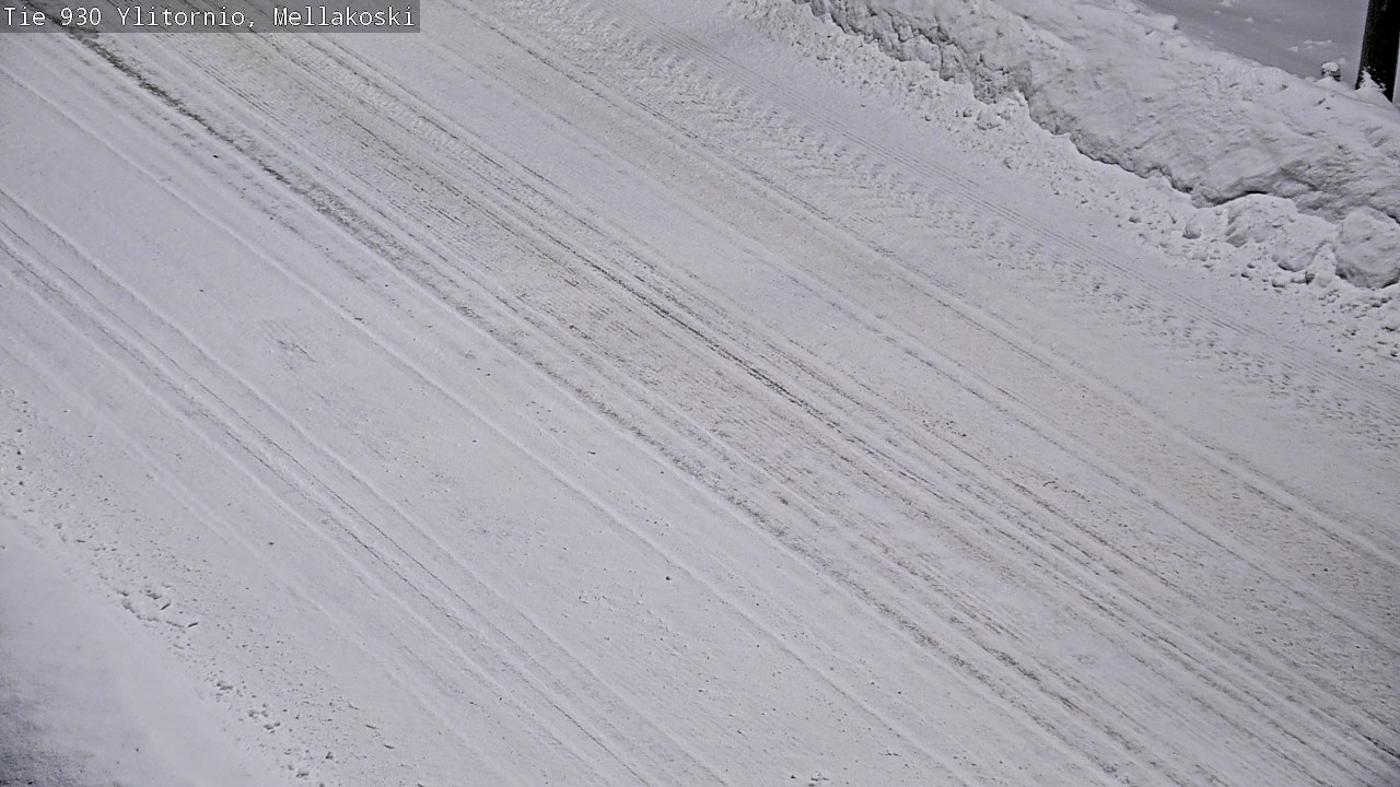 Weather Camera Image Väg 83 Övertorneå, Mellakoski, Ylitornio, Lappi