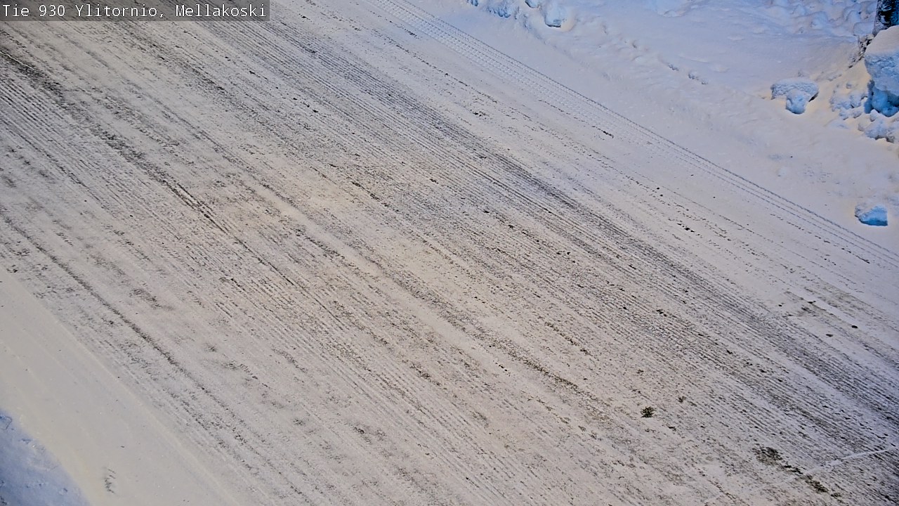 Weather Camera Image Road 83 Ylitornio, Mellakoski, Ylitornio, Lappi