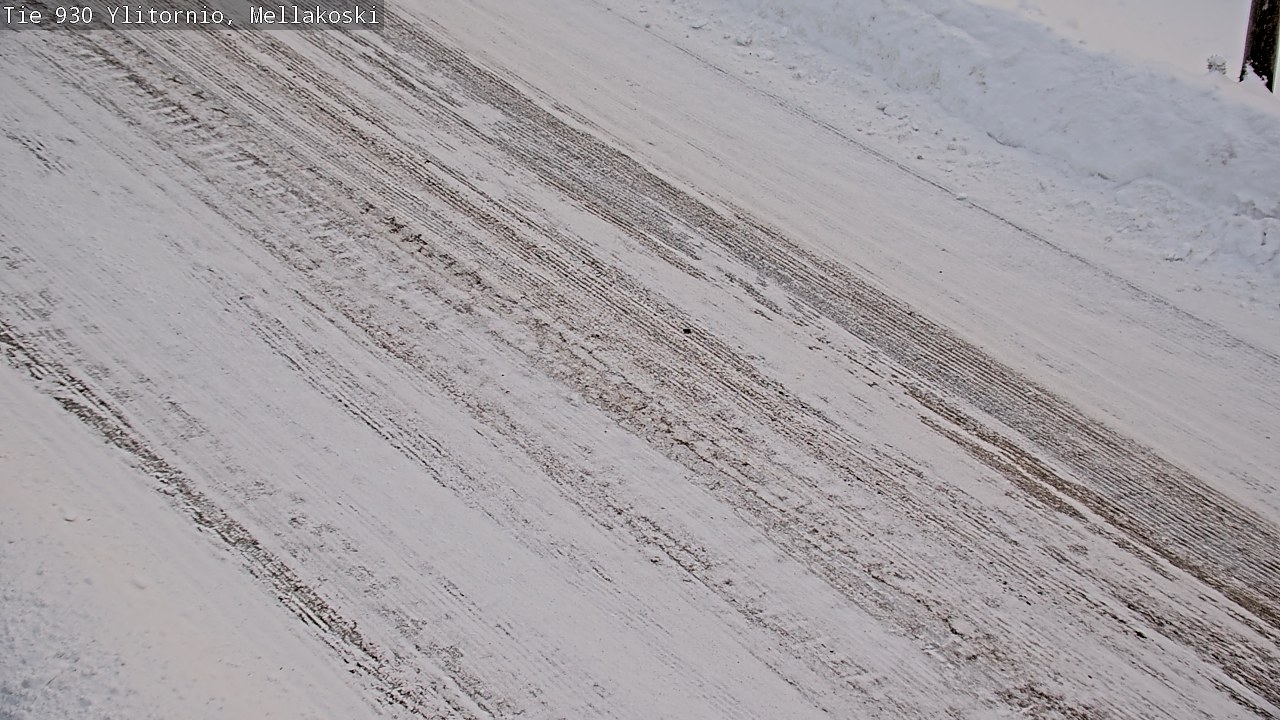 Weather Camera Image Väg 83 Övertorneå, Mellakoski, Ylitornio, Lappi