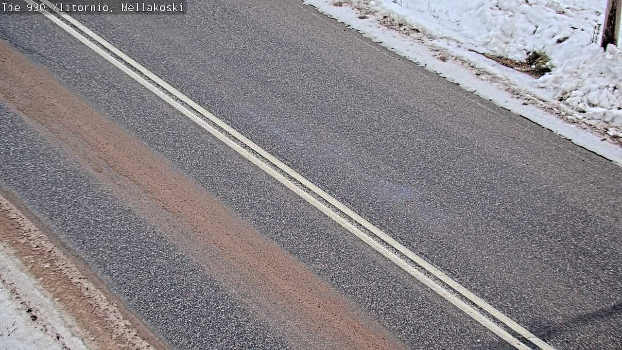 Weather Camera Image Väg 83 Övertorneå, Mellakoski, Ylitornio, Lappi