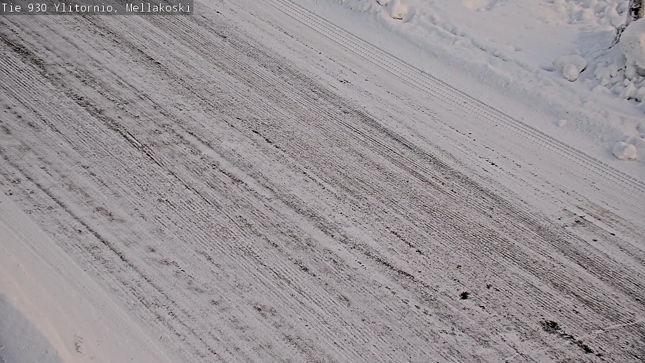Weather Camera Image Road 83 Ylitornio, Mellakoski, Ylitornio, Lappi