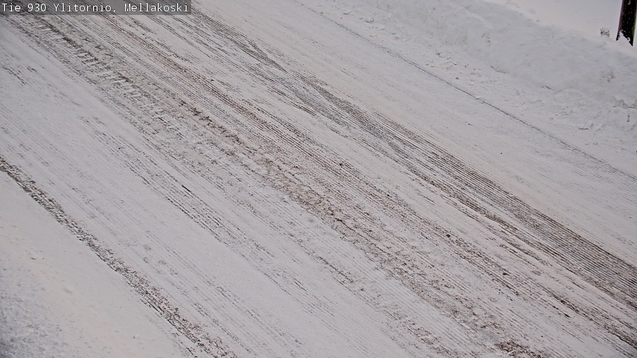 Weather Camera Image Väg 83 Övertorneå, Mellakoski, Ylitornio, Lappi