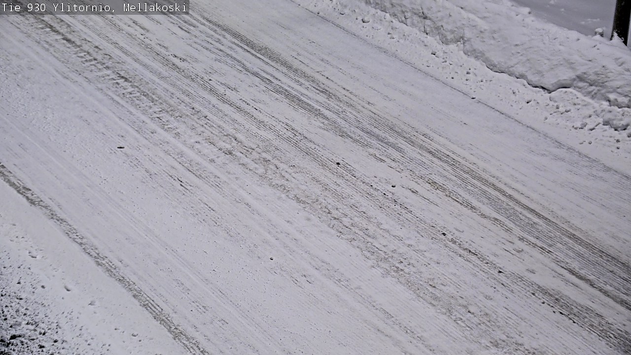 Weather Camera Image Väg 83 Övertorneå, Mellakoski, Ylitornio, Lappi