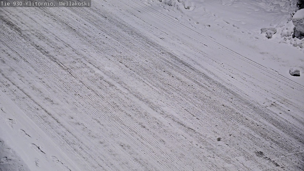 Weather Camera Image Road 83 Ylitornio, Mellakoski, Ylitornio, Lappi