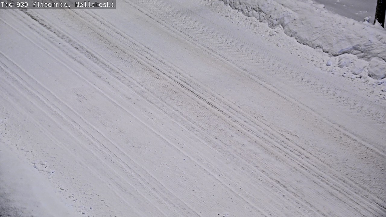 Weather Camera Image Väg 83 Övertorneå, Mellakoski, Ylitornio, Lappi