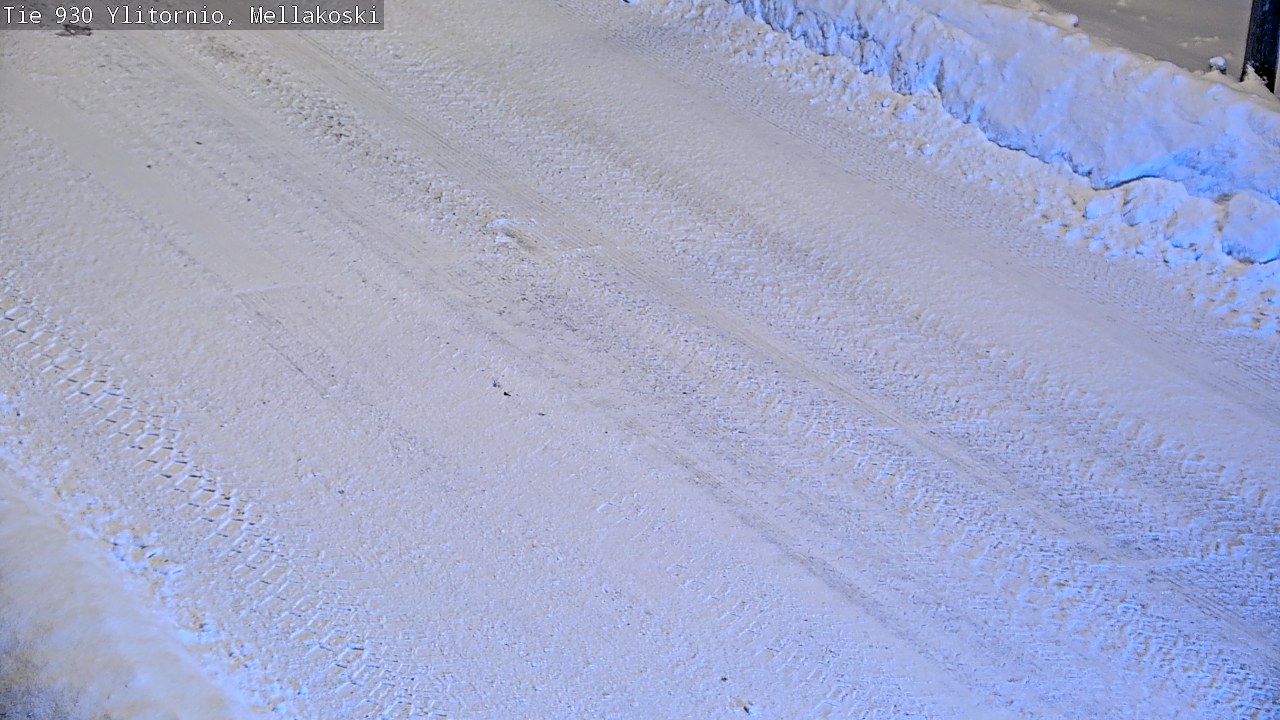 Weather Camera Image Väg 83 Övertorneå, Mellakoski, Ylitornio, Lappi