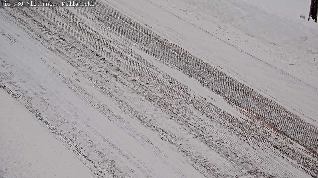 Weather Camera Image Väg 83 Övertorneå, Mellakoski, Ylitornio, Lappi