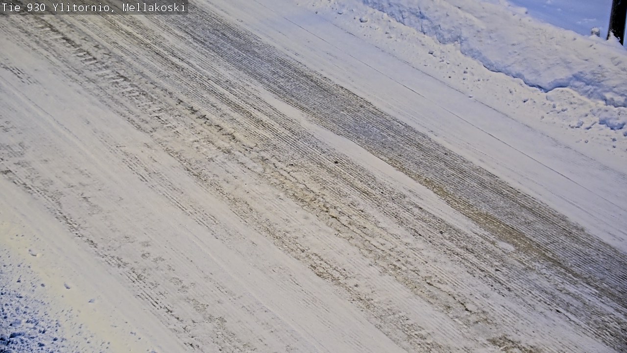 Weather Camera Image Road 83 Ylitornio, Mellakoski, Ylitornio, Lappi