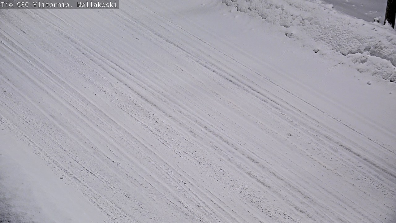 Weather Camera Image Väg 83 Övertorneå, Mellakoski, Ylitornio, Lappi