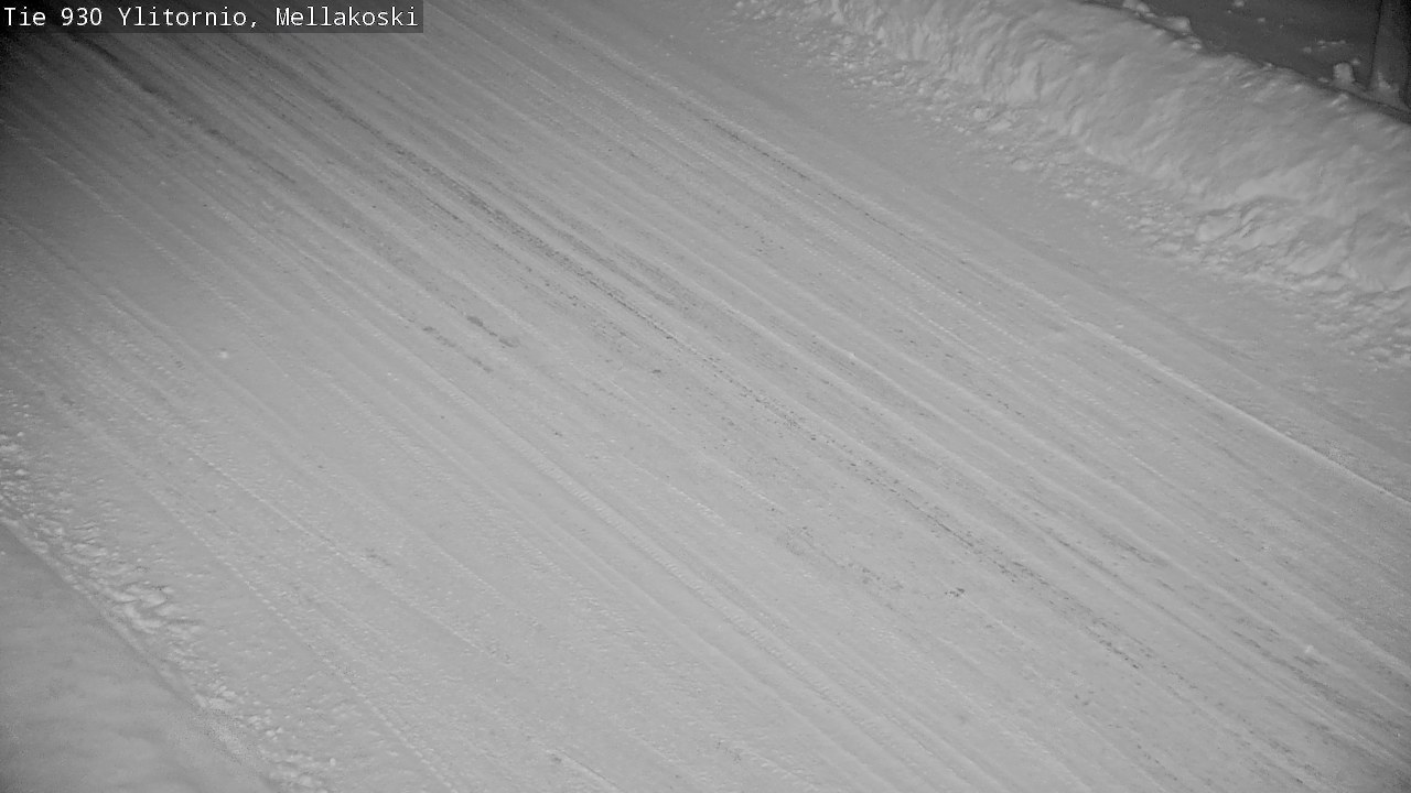 Weather Camera Image Väg 83 Övertorneå, Mellakoski, Ylitornio, Lappi