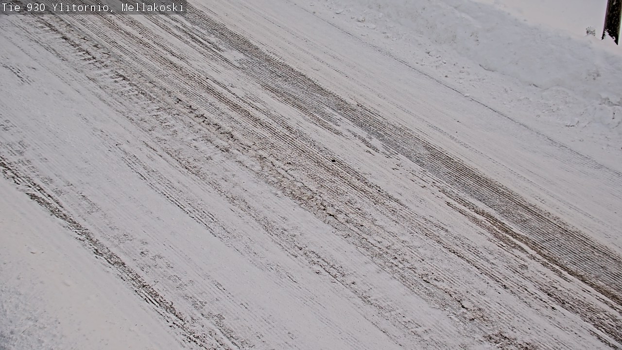 Weather Camera Image Väg 83 Övertorneå, Mellakoski, Ylitornio, Lappi