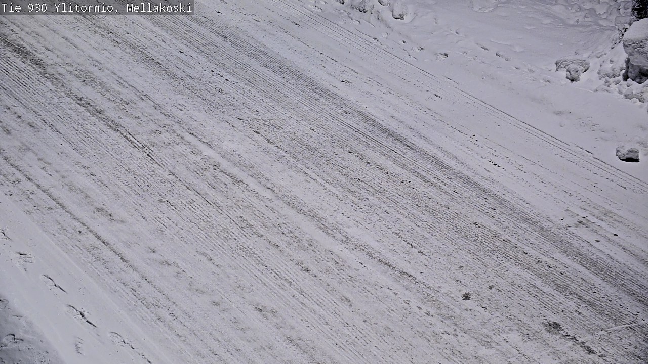 Weather Camera Image Road 83 Ylitornio, Mellakoski, Ylitornio, Lappi