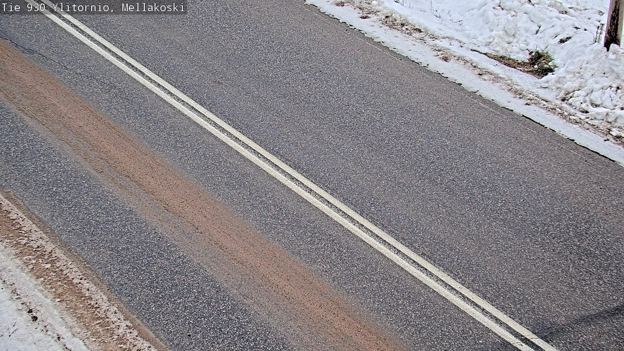 Weather Camera Image Road 83 Ylitornio, Mellakoski, Ylitornio, Lappi