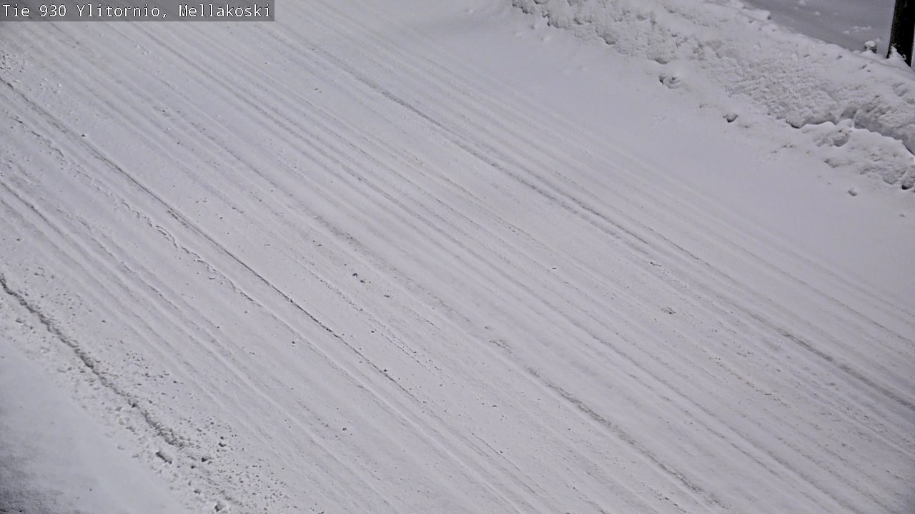 Weather Camera Image Väg 83 Övertorneå, Mellakoski, Ylitornio, Lappi