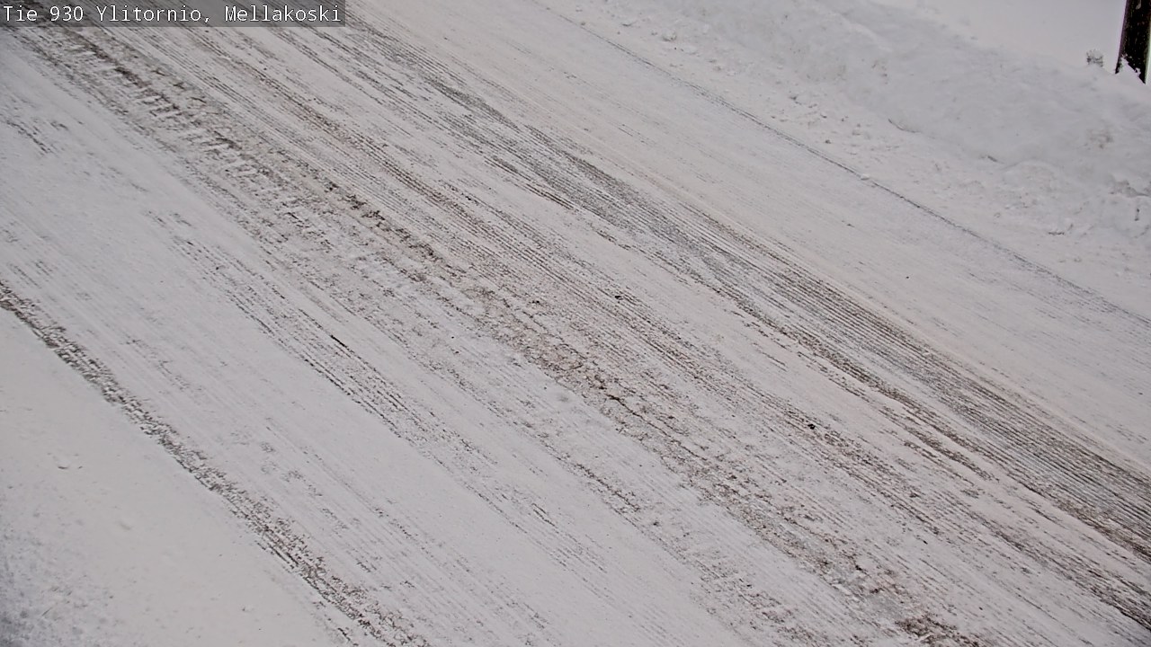 Weather Camera Image Väg 83 Övertorneå, Mellakoski, Ylitornio, Lappi