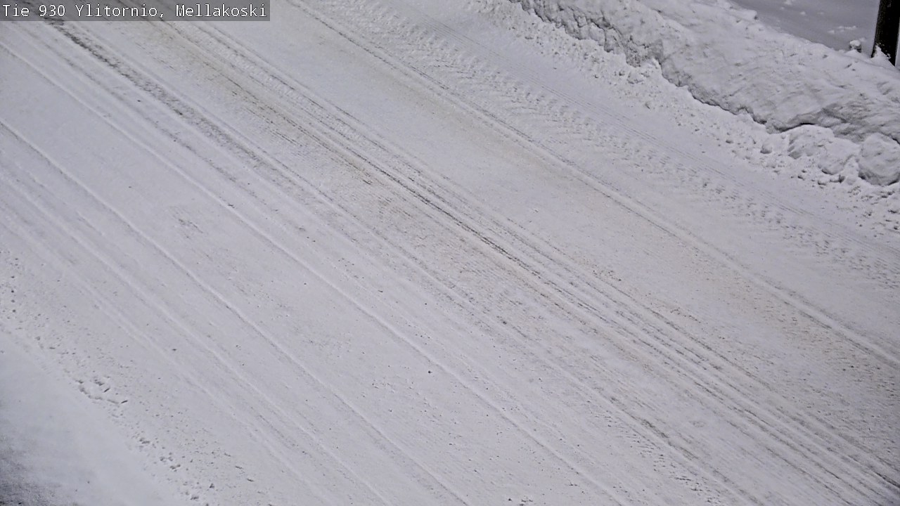 Weather Camera Image Väg 83 Övertorneå, Mellakoski, Ylitornio, Lappi