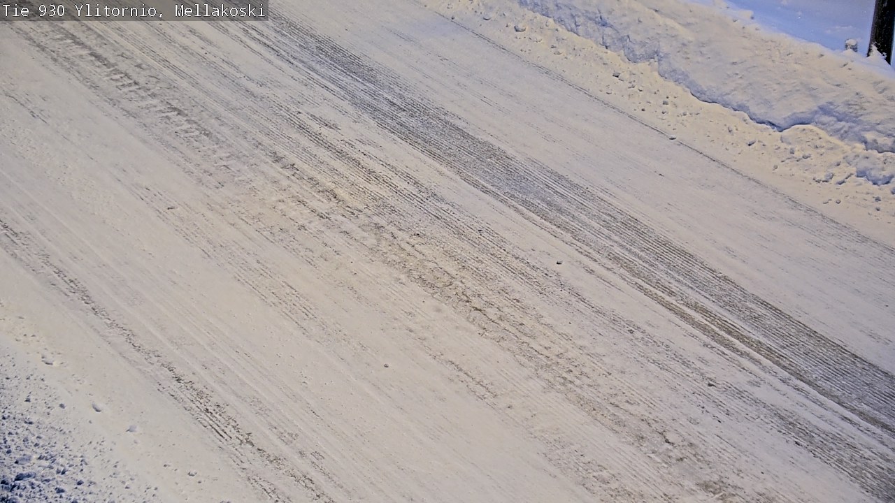 Weather Camera Image Väg 83 Övertorneå, Mellakoski, Ylitornio, Lappi