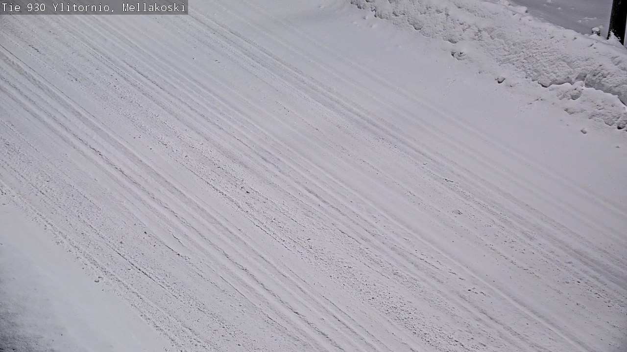 Weather Camera Image Väg 83 Övertorneå, Mellakoski, Ylitornio, Lappi