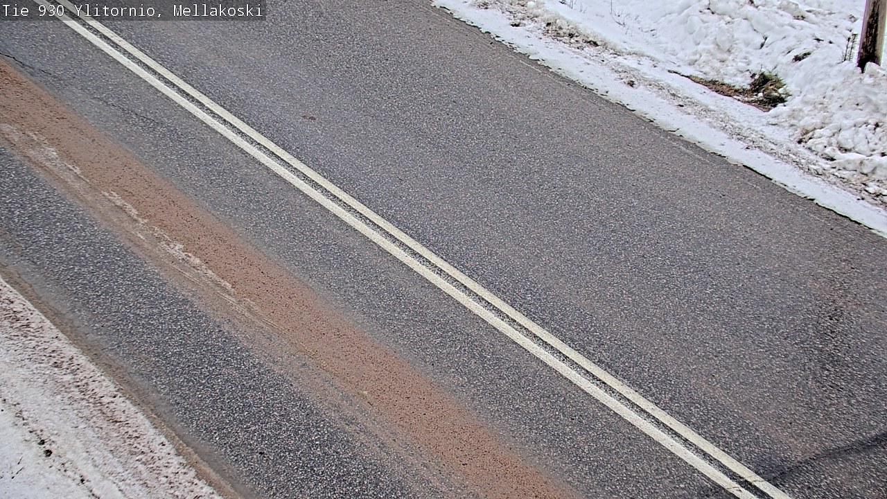 Weather Camera Image Väg 83 Övertorneå, Mellakoski, Ylitornio, Lappi
