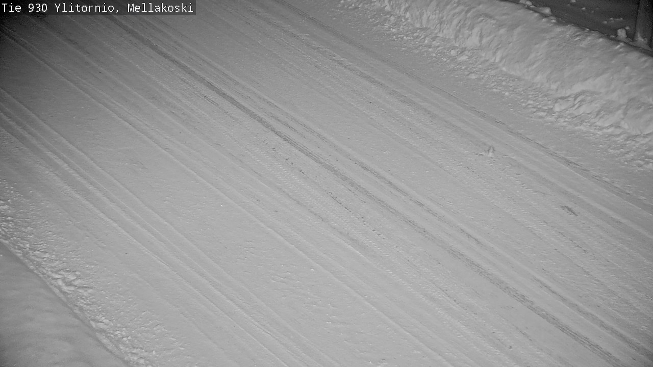 Weather Camera Image Väg 83 Övertorneå, Mellakoski, Ylitornio, Lappi