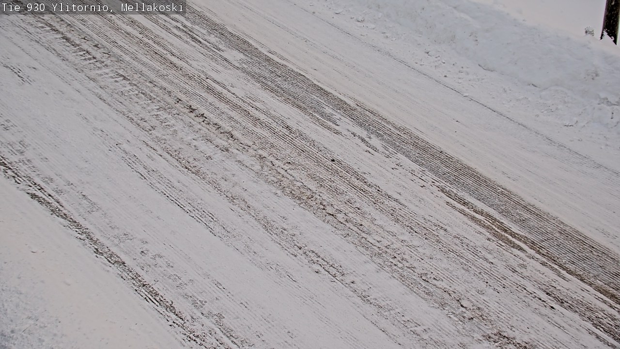 Weather Camera Image Väg 83 Övertorneå, Mellakoski, Ylitornio, Lappi